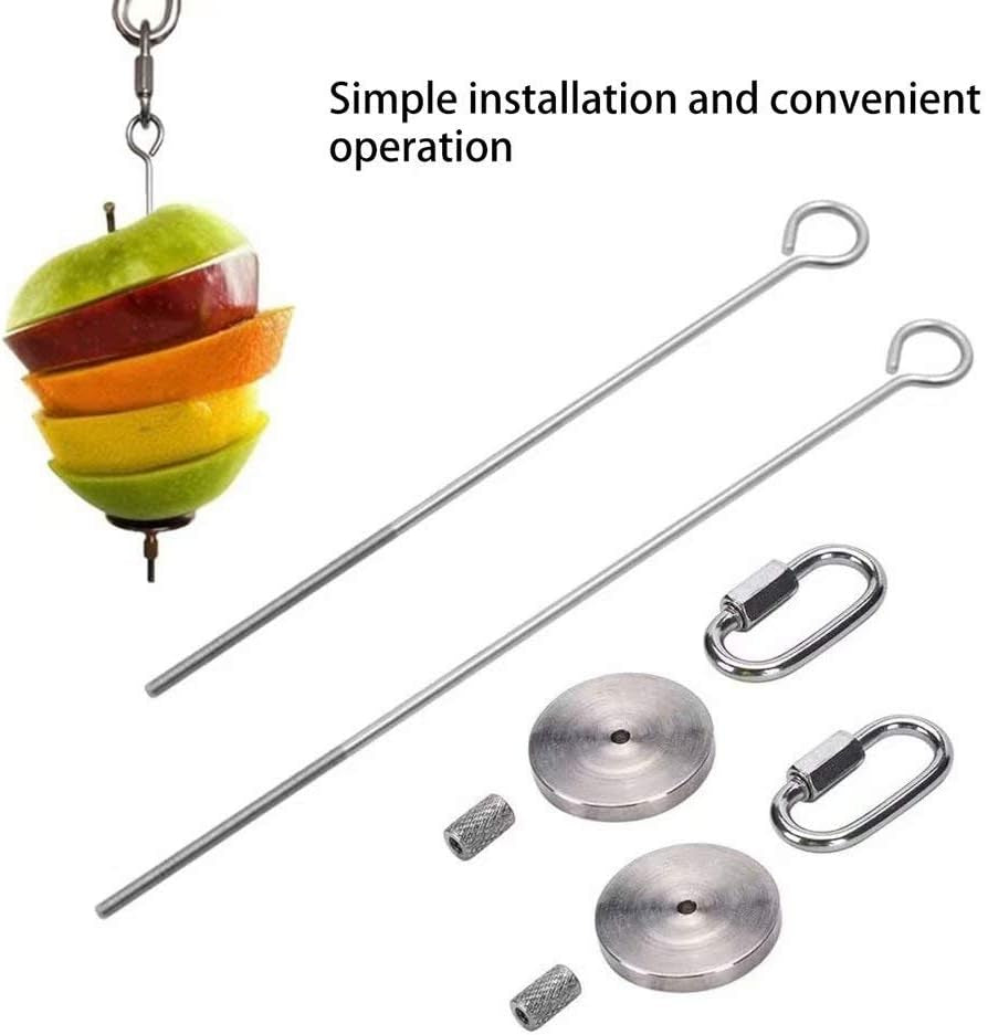 Bird Food Holder, Bird Feeders, Stainless Steel Parrot Fruit Vegetable Stick Holder, Foraging Toy, Bird Treat Skewer