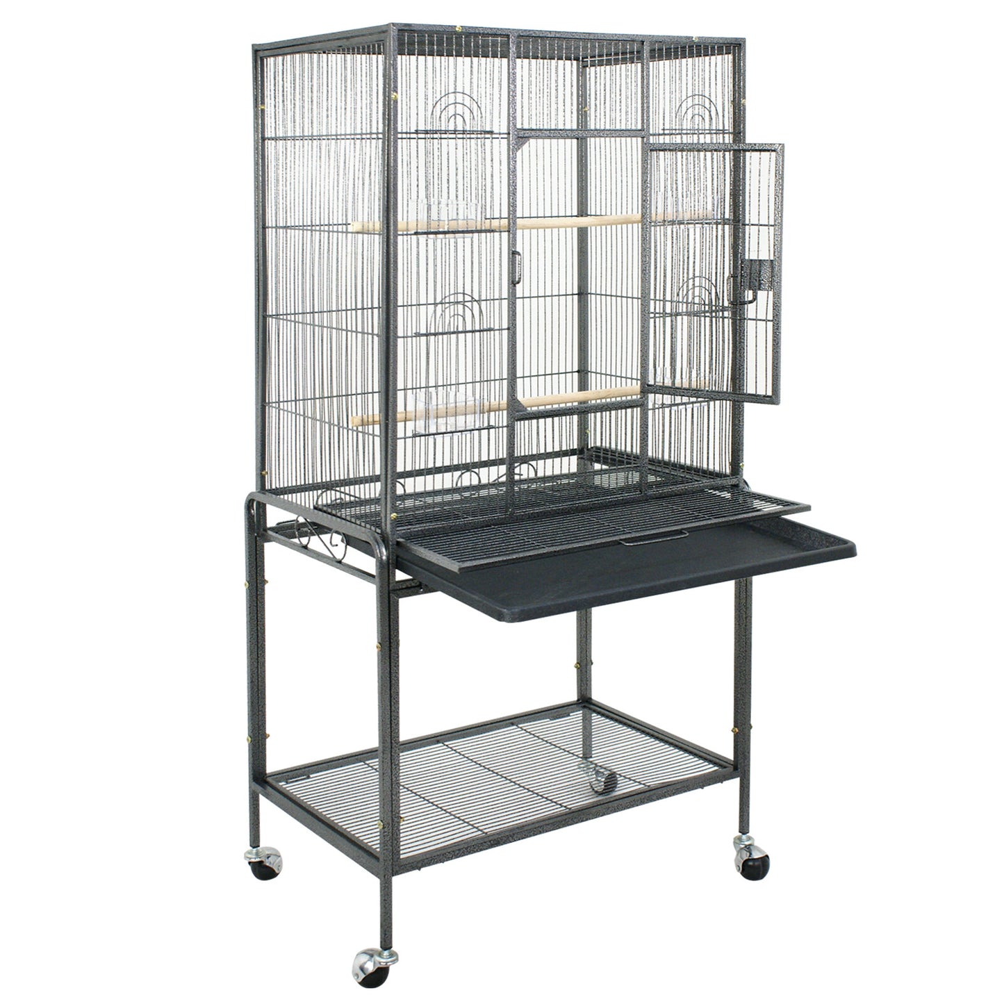 Bird Cage Large Play Top Bird Parrot Finch Cage Macaw Cockatoo Pet Supplies 53"
