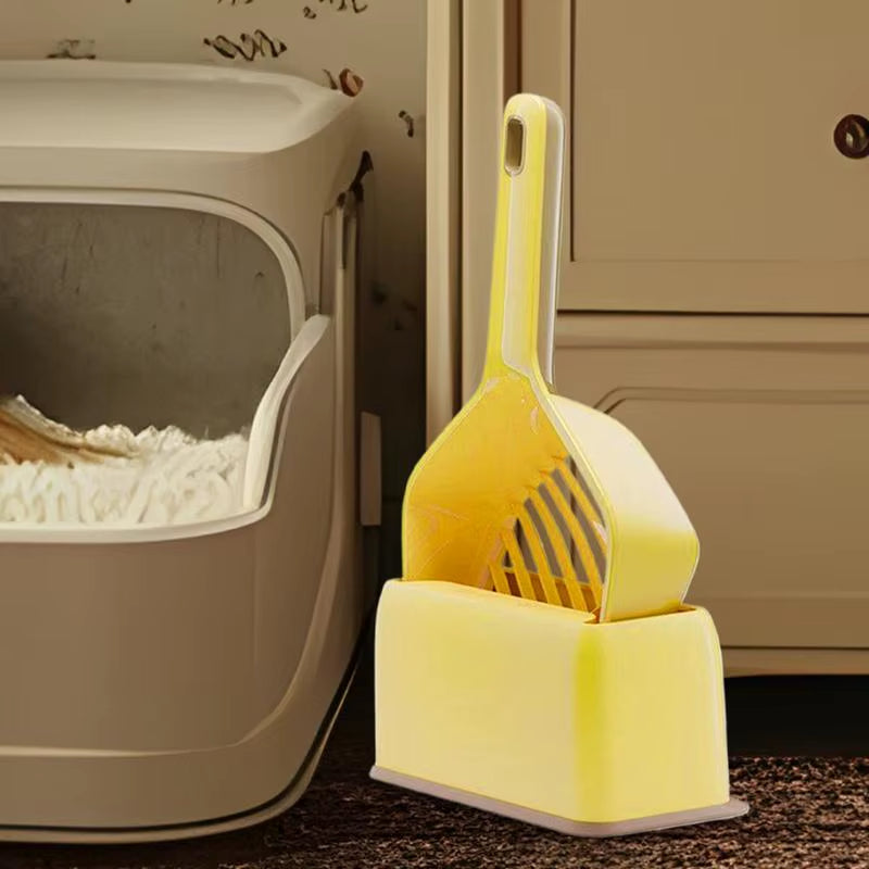 Cat Litter Scoop Long Handle Pooper Lifter Deep Shovel Lightweight Litter Box Tray Sifter Scooper Supplies for Family Use In