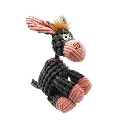 Stuffed Dog Toys, Tug of War Plush Dog Toy for Large Breed, Cute Squeaky Dog Toys with Crinkle Paper, Dog Chew Toys for Puppy, Small, Middle, Big Dogs