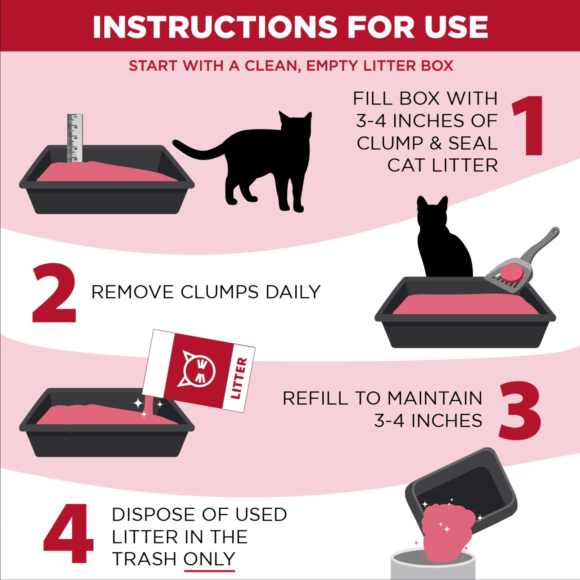 (2 Pack)  Clump & Seal Cat Litter Multi-Cat Complete Odor Sealing Clay Clumping Cat Litter, 38 Lb
