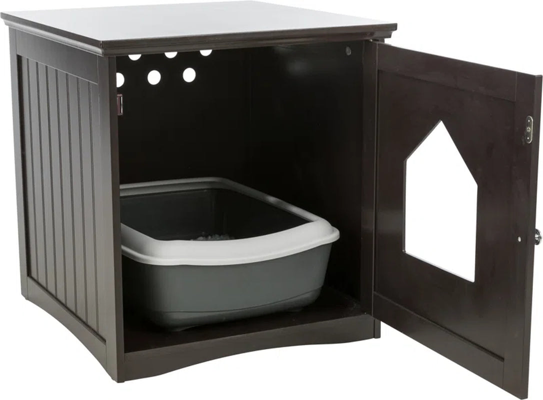 Small Cat Litter Box Enclosure Hide Litter Indoor Cat Home Cat Furniture Accent Table