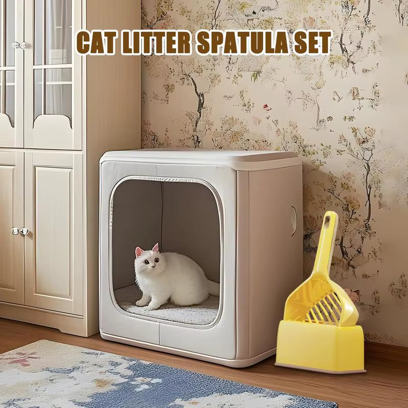 Cat Litter Scoop Long Handle Pooper Lifter Deep Shovel Lightweight Litter Box Tray Sifter Scooper Supplies for Family Use In