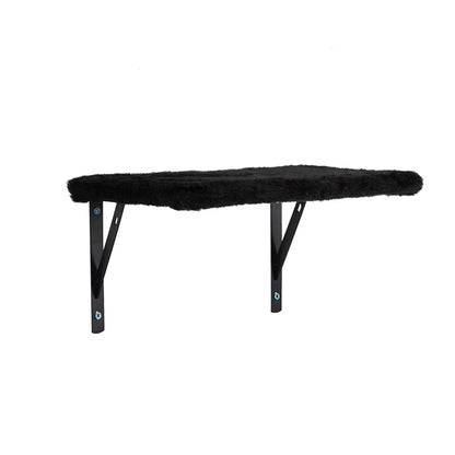 Cat Wall Shelves and Perches Set, Cat Tower for Adult Cats Mounted Cat Tree House for Indoor Cats Modern Furniture for Cat Sleeping Playing Lounging Climbing Cat Tree for Large, Black
