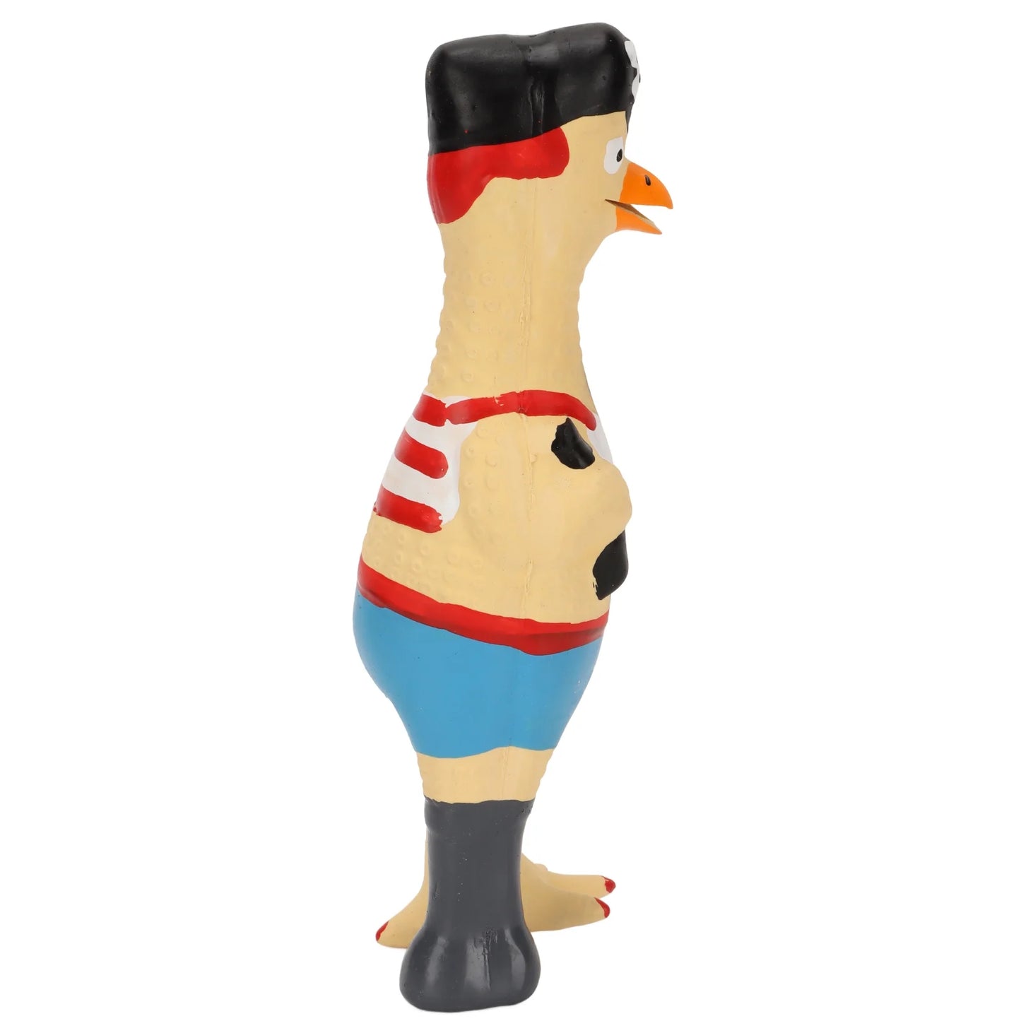 Squeaky Chicken Dog Toy with Built-In Screaming Sound for Bite Resistance