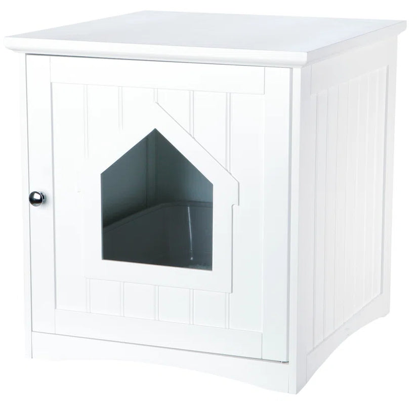 Small Cat Litter Box Enclosure Hide Litter Indoor Cat Home Cat Furniture Accent Table