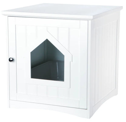 Small Cat Litter Box Enclosure Hide Litter Indoor Cat Home Cat Furniture Accent Table