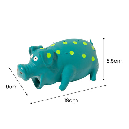 Squeaky Pig Dog Toy Pet Squeaky Toy Cartoon Pig Shape Dog Chew Toy