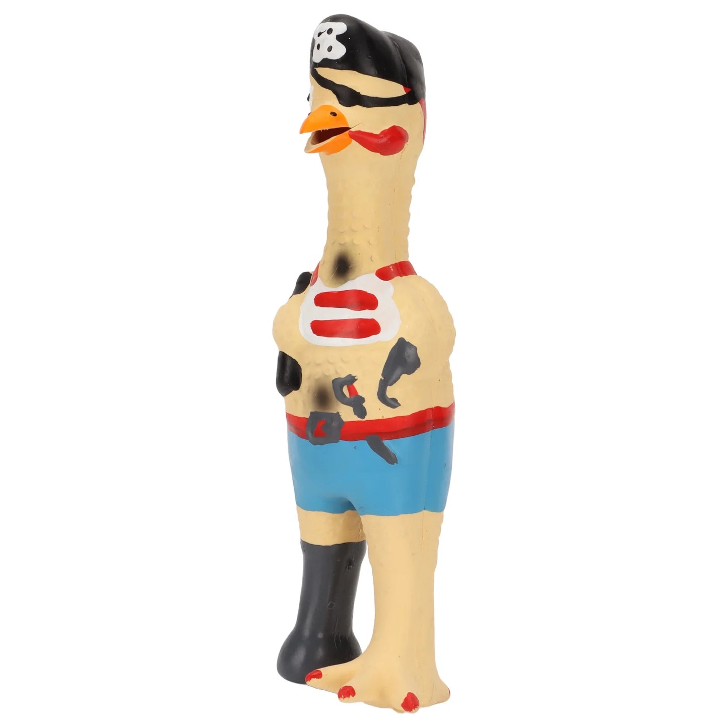 Squeaky Chicken Dog Toy with Built-In Screaming Sound for Bite Resistance