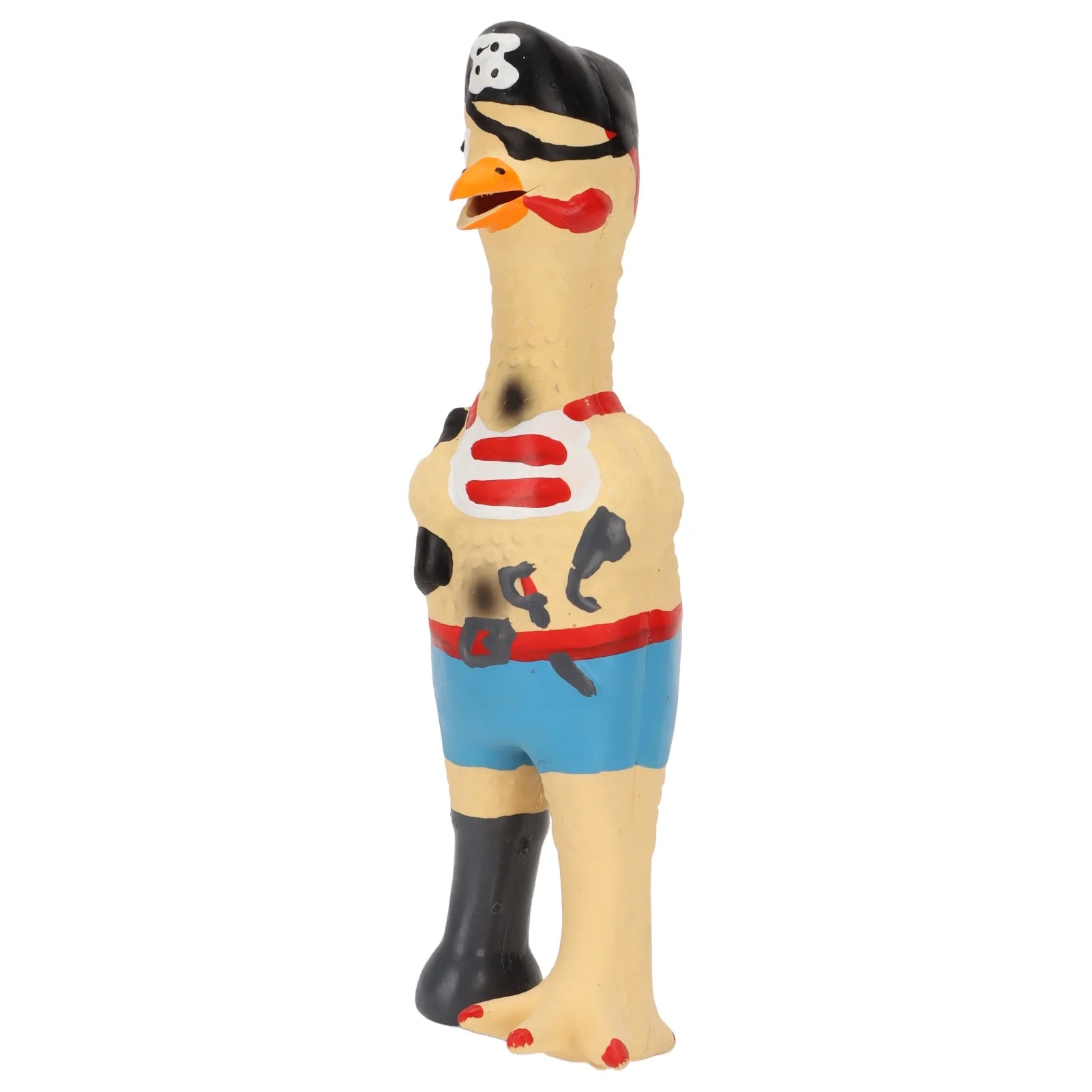 Squeaky Chicken Dog Toy with Built-In Screaming Sound for Bite Resistance