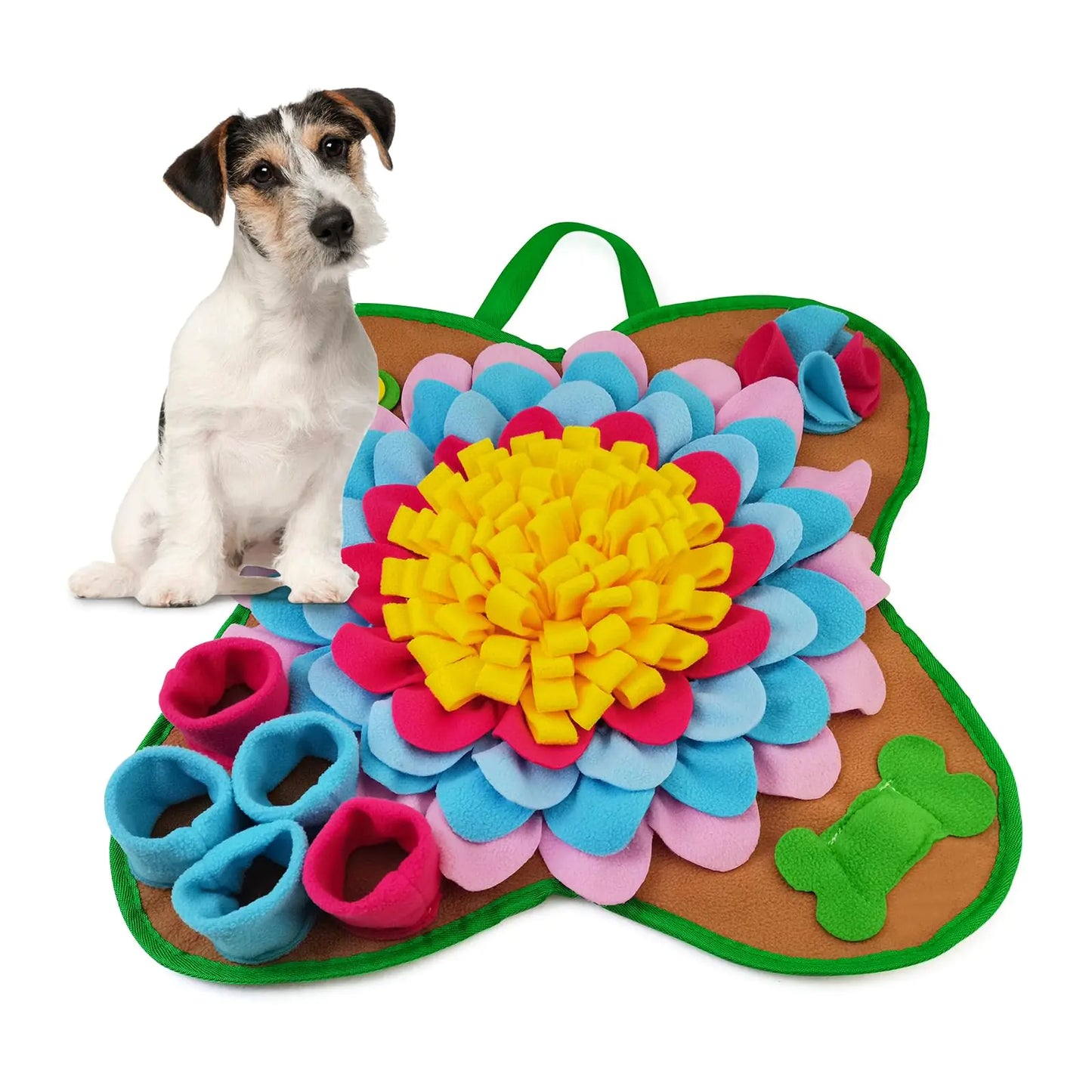 Ankilo Play Mat for Dogs: Interactive Puzzle and Snuffle Blanket