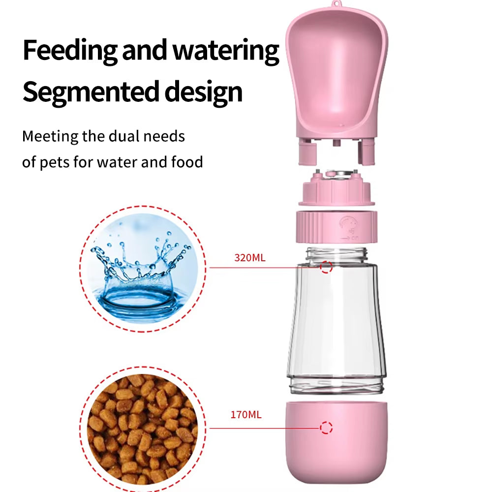 Portable Water Bottle for Small and Big Dogs, Outdoor Drinker, Puppy, Pet, Travel, Drinking Bowl, Dog Supplies