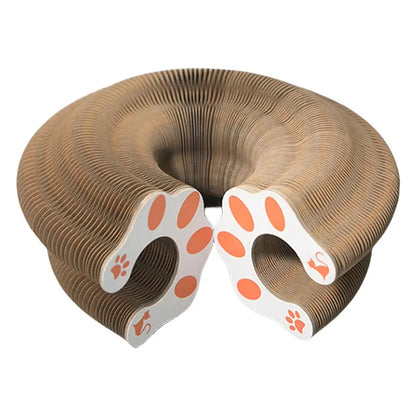 1/2Pcs Magic Organ Cat Toy Cats Scratcher Scratch Board round Corrugated Scratching Post Toys Cats Grinding Claw Cat Accessories