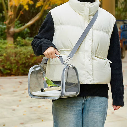 Parrot Bag, Bird Out Bag, Pigeon, Lizard Hamster with Bird Cage, Household Bird Portable Bag, Pet Supplies