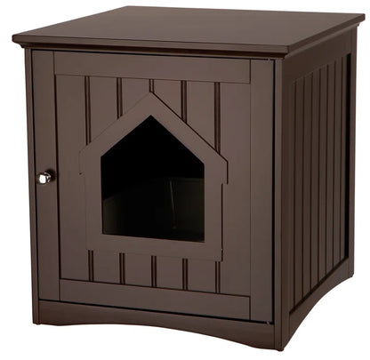 Small Cat Litter Box Enclosure Hide Litter Indoor Cat Home Cat Furniture Accent Table