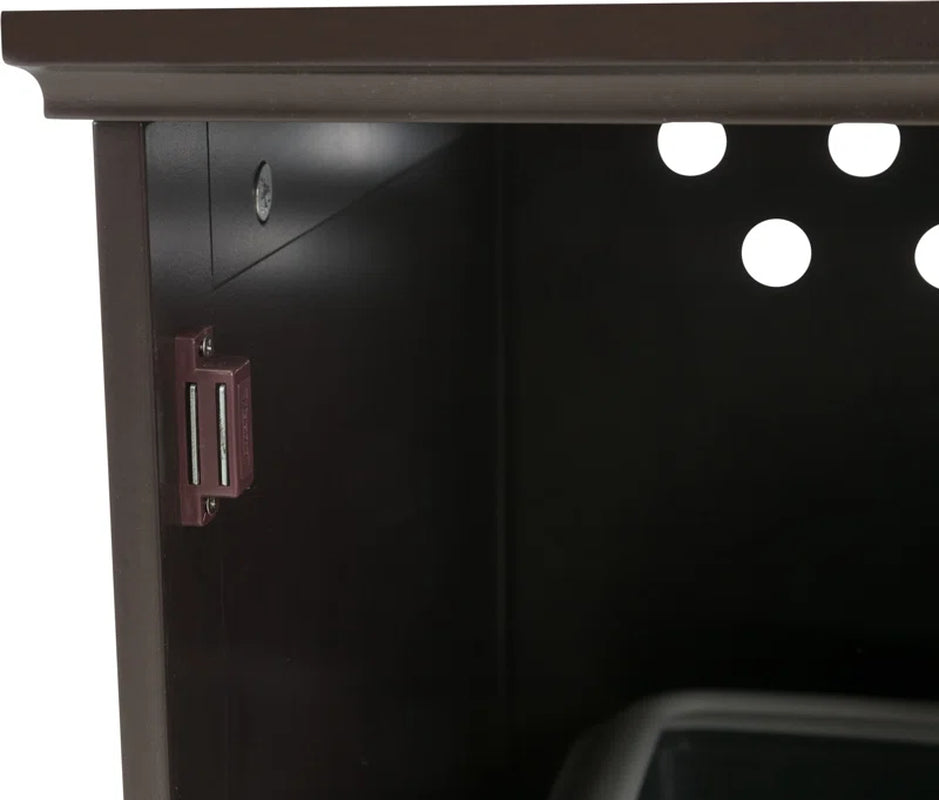 Small Cat Litter Box Enclosure Hide Litter Indoor Cat Home Cat Furniture Accent Table