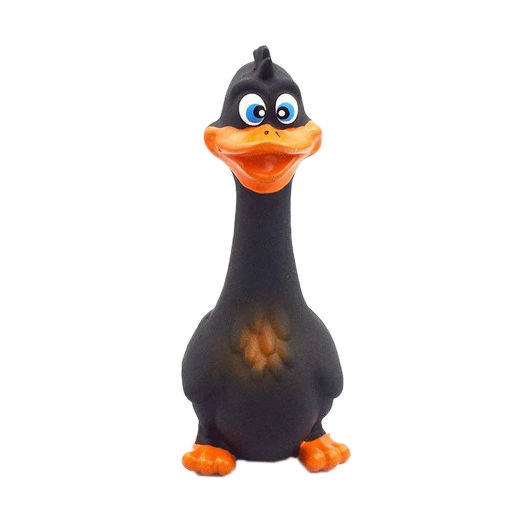 3Pcs Rubber Chicken Screaming Duck Squeaky Dog Toy Treat Cat Supply