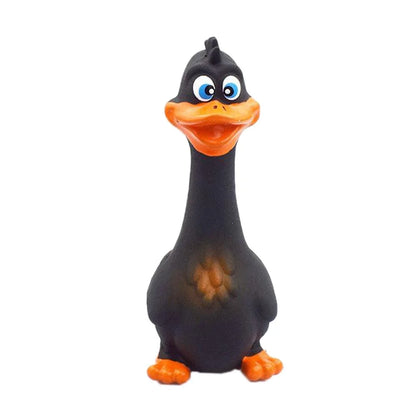 3Pcs Rubber Chicken Screaming Duck Squeaky Dog Toy Treat Cat Supply