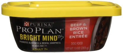 Purina Pro Plan Bright Mind Adult 7+ Beef & Brown Rice 10 oz