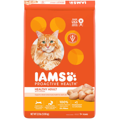 IAMS Proactive Healthy Chicken Cat Food 22 lb