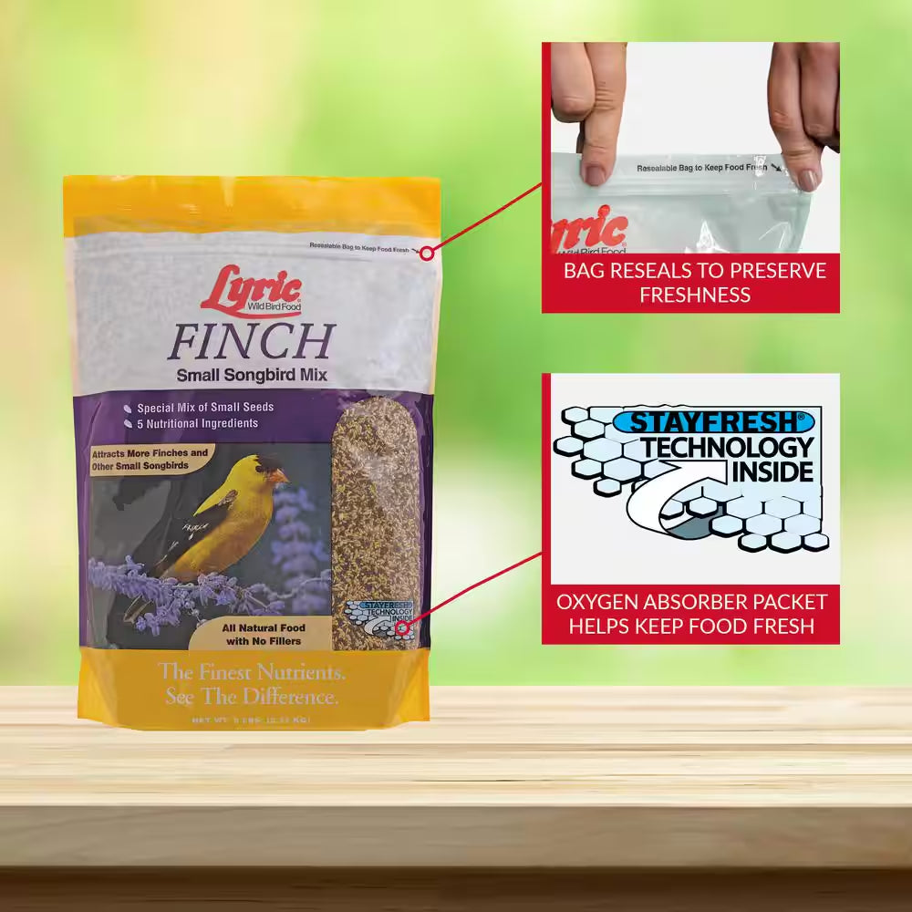 5 Lb. Finch Small Songbird Wild Bird Mix