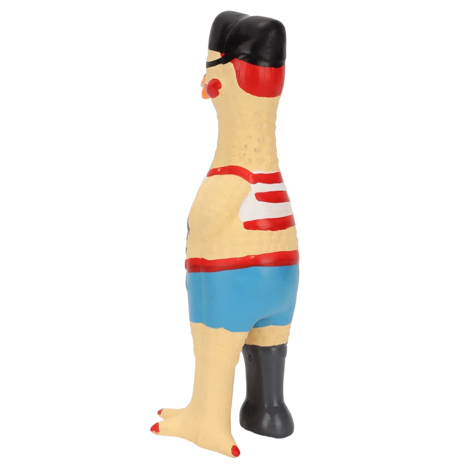 Squeaky Chicken Dog Toy with Built-In Screaming Sound for Bite Resistance