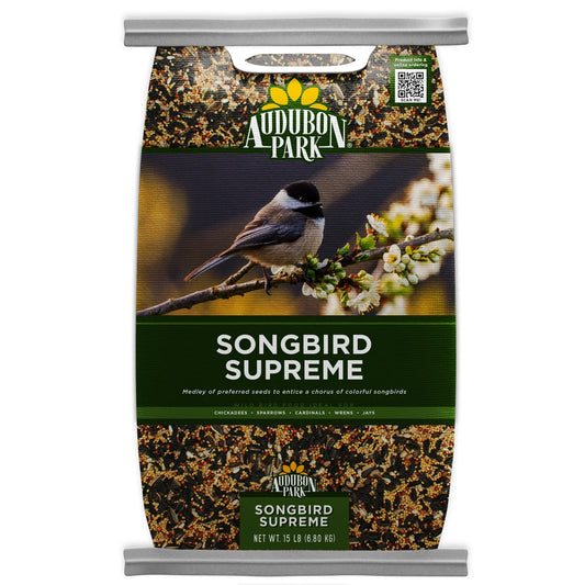 Wild Bird Seed, Songbird Extreme Wild Bird Food and Nut, Fruit & Berry Wild Bird Food, 15 Lbs. Each, 30 Lbs. Total