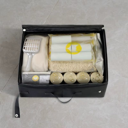 Outdoor Foldable Cat Litter Box Portable Folding Travel Pet Litter Box Dog Toilet Tray Folding Cat Litter Potty Waterproof