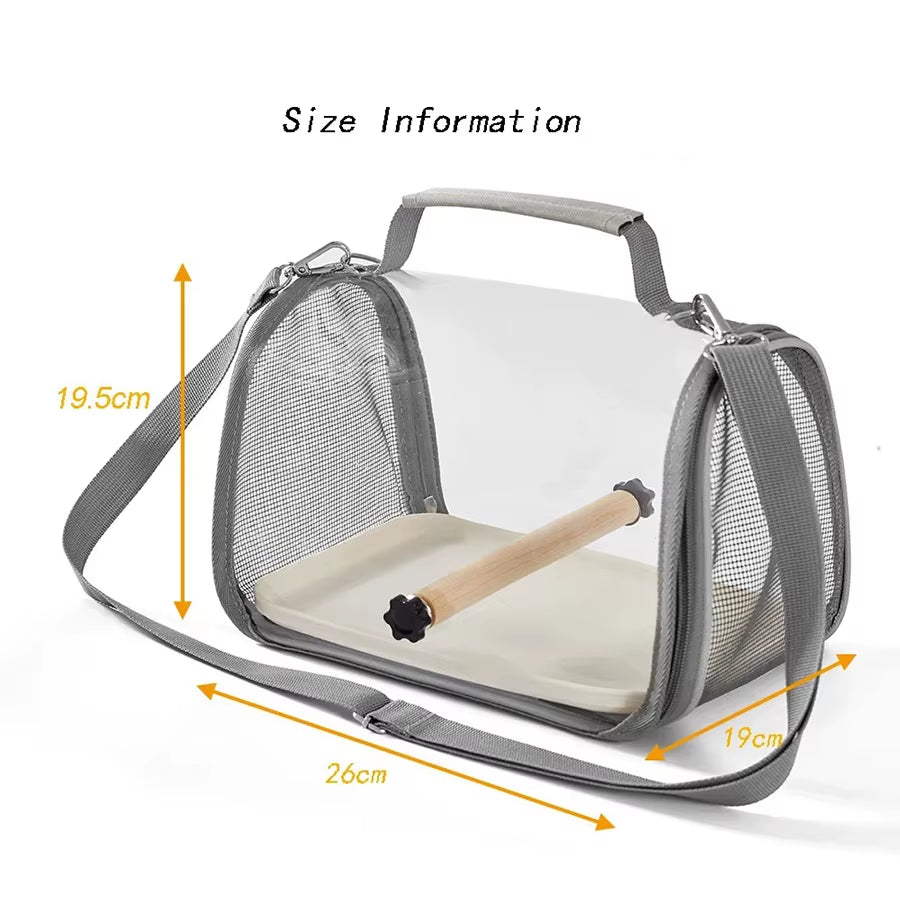 Parrot Bag, Bird Out Bag, Pigeon, Lizard Hamster with Bird Cage, Household Bird Portable Bag, Pet Supplies