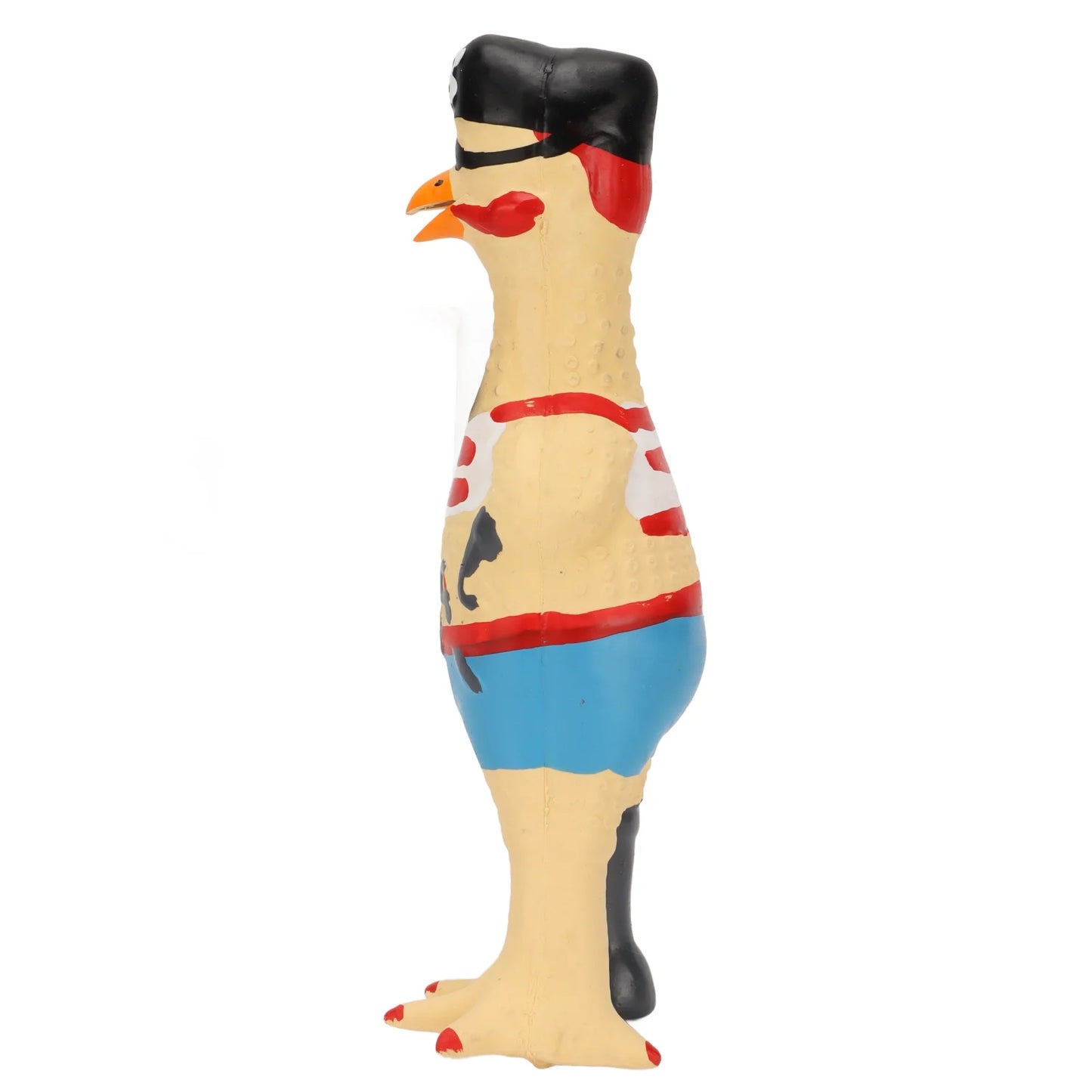 Squeaky Chicken Dog Toy with Built-In Screaming Sound for Bite Resistance