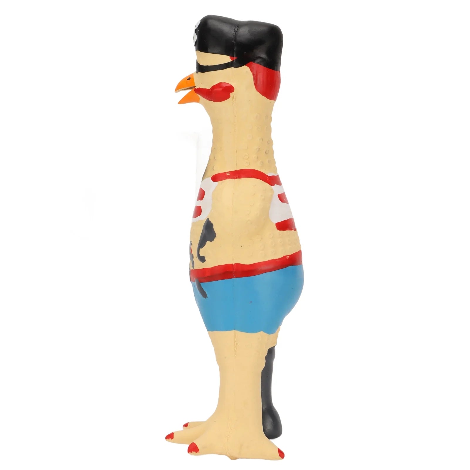 Squeaky Chicken Dog Toy with Built-In Screaming Sound for Bite Resistance