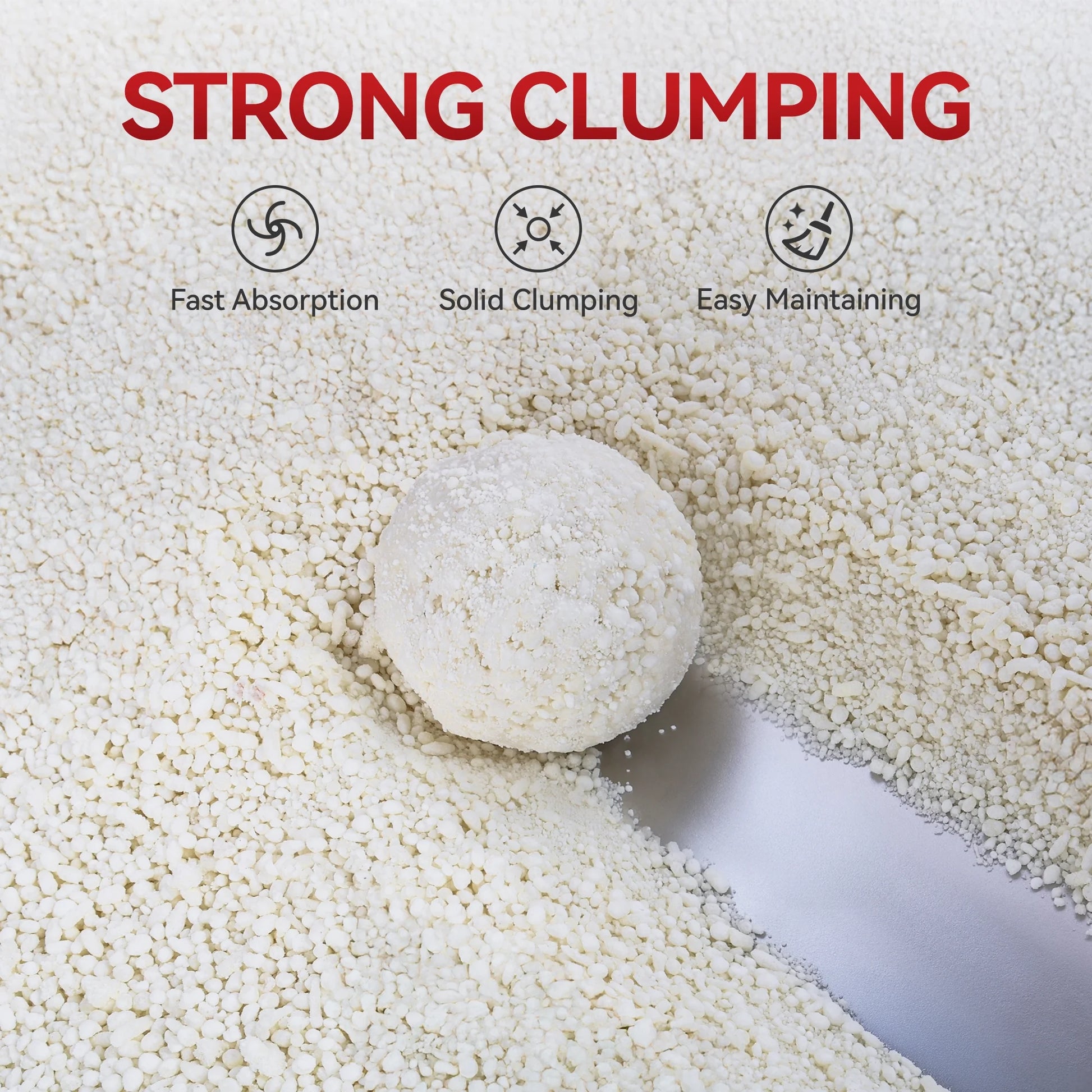 Natural Cassava Grain Cat Litter, 10Lb – Superior Clumping | Eco-Friendly | Low Dust | 24/7 Odor Control Cassava Kitty Litter, Unscented