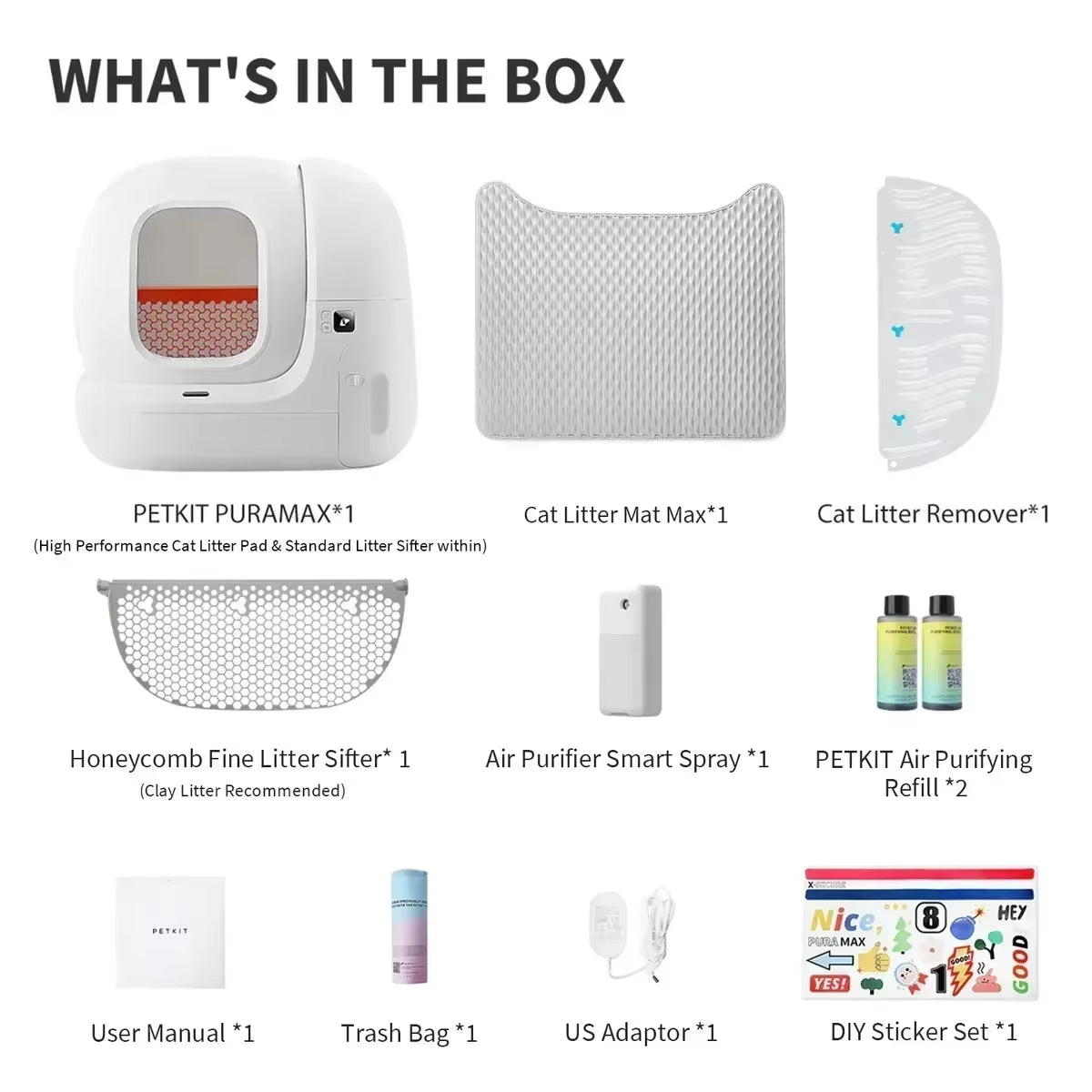 Hot Sale Wholesale Petkit Pura Max Cat Litter Automatic Box Semi-Automatic Cat Litter Box Petkit Automatic Cat Litter Box