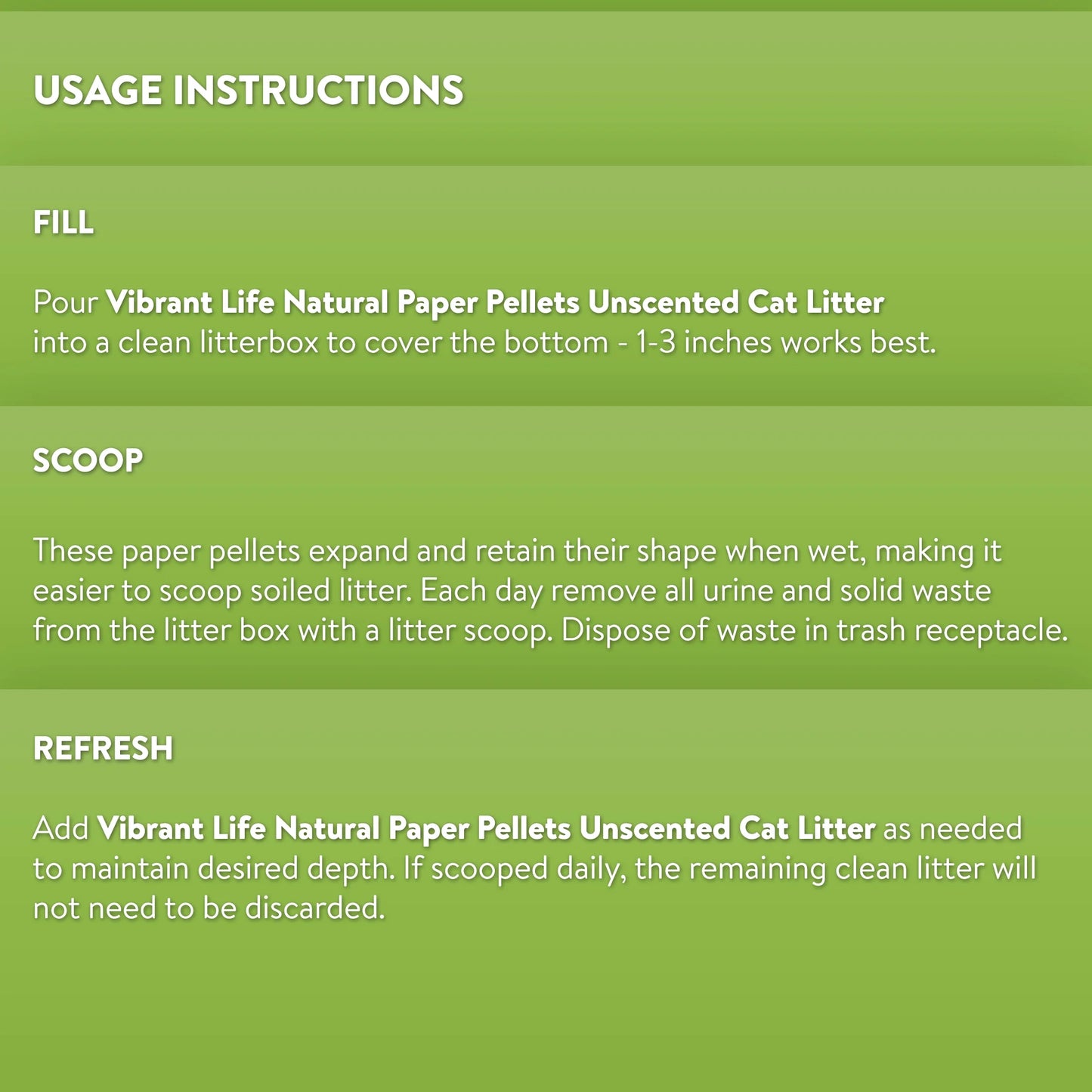 (2 Pack)  Natural Paper Pellets Cat Litter, Unscented, 20 Lb