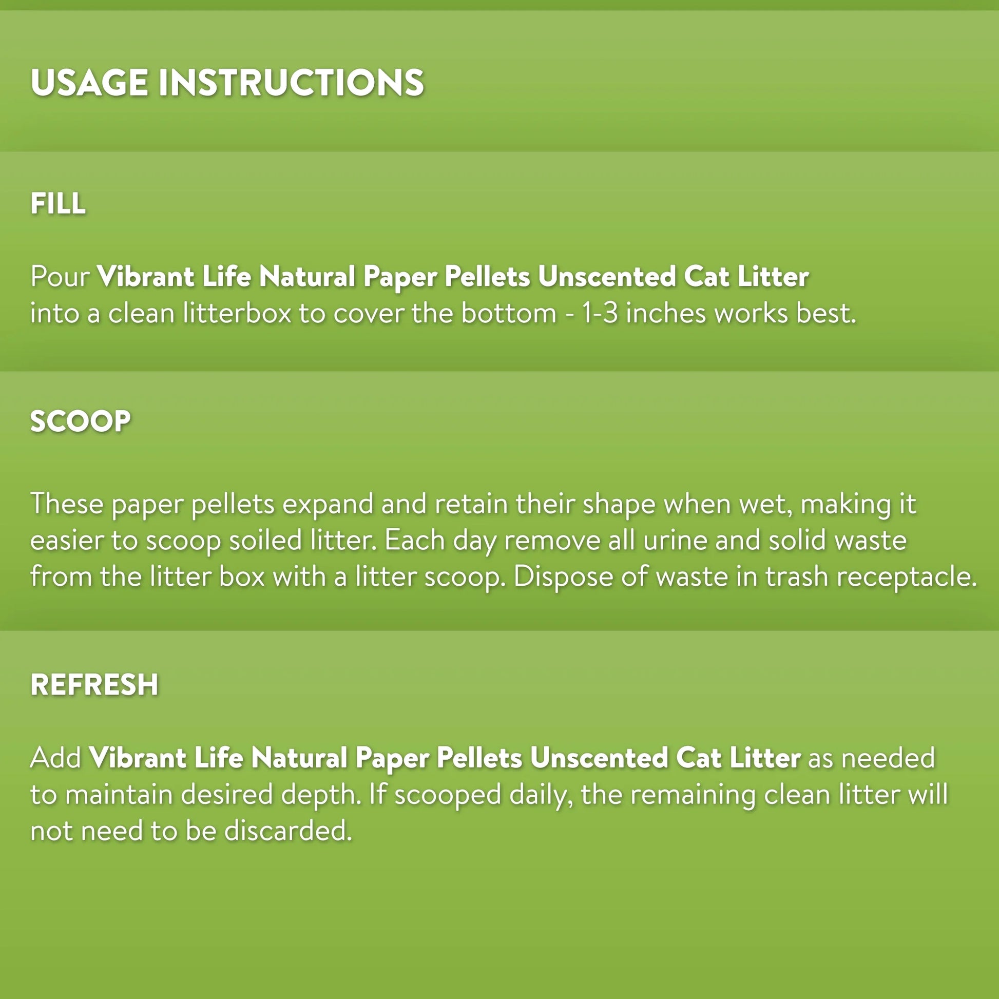 (2 Pack)  Natural Paper Pellets Cat Litter, Unscented, 20 Lb