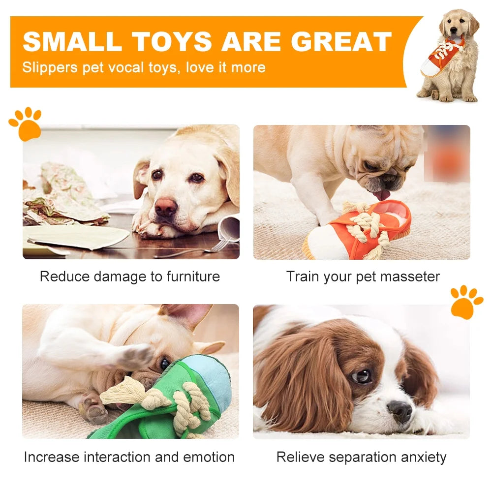 Dog Chew Toys, Aggressive Chewer Puppies Teething Chew Toys for Boredom, Pet Dog Toothbrush Chew Toys with Rope Toys, IQ Ball and More Squeaky Toy for Puppy and Small Dogs
