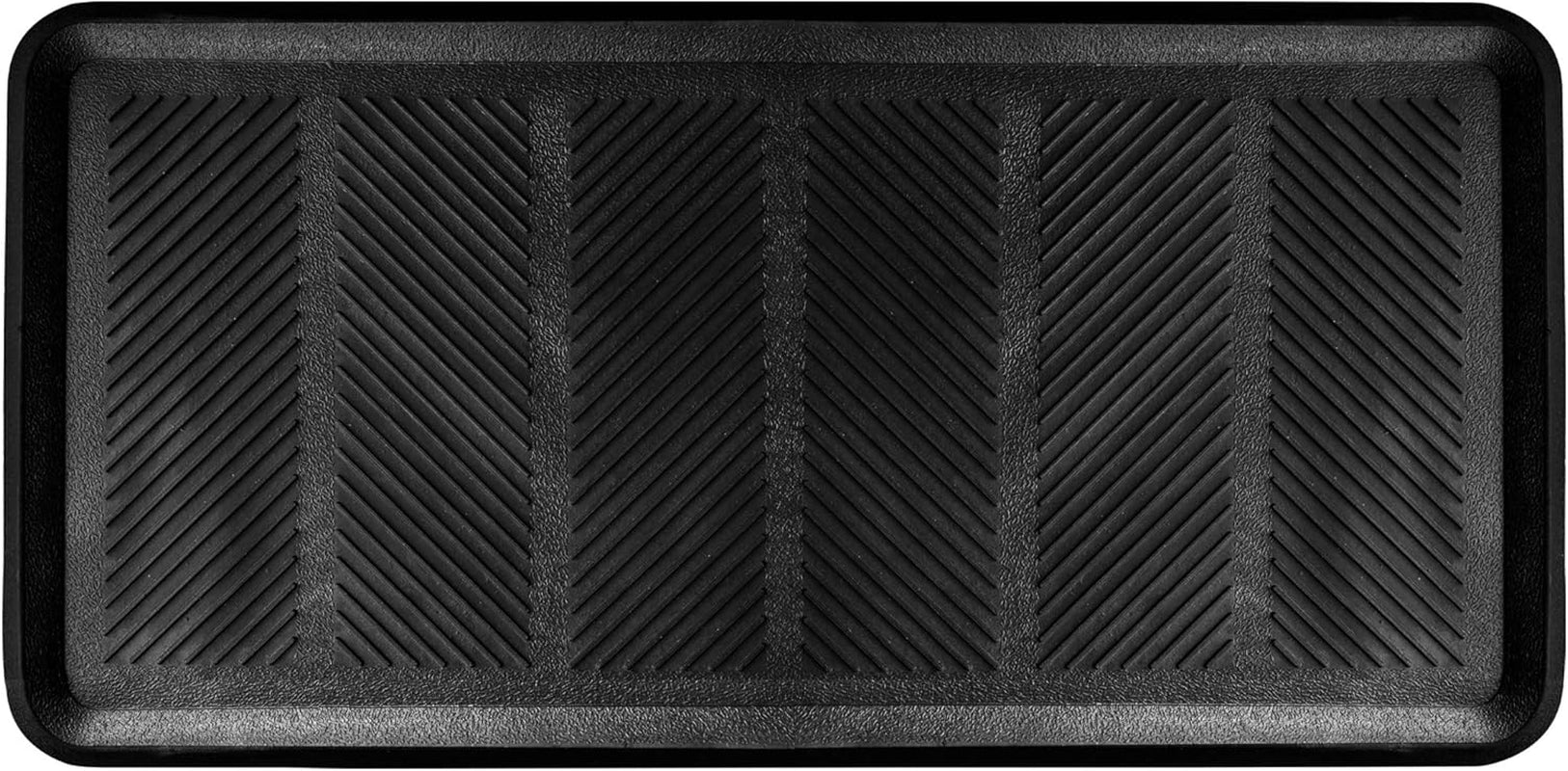 Rubber Shoe & Boot Tray - Multi-Purpose - 32 X 16 Inches - 1 Mat