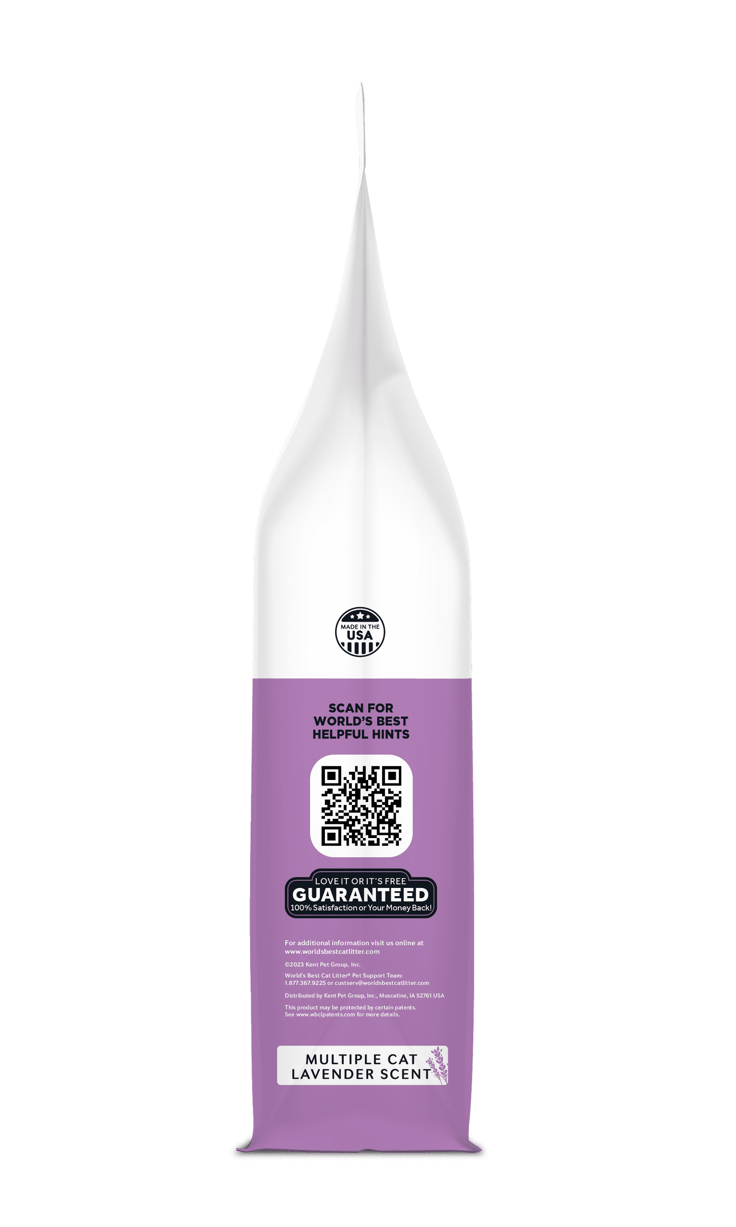 Multiple Cat Lavender Scented - Long-Lasting Odor Control, Natural Ingredients, Quick Clumping, Flushable, 99% Dust Free - Calming Fragrance - 28 Lb Bag