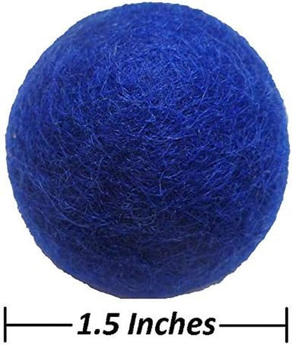 Wool Cat Balls - Safe Silent Felt Ball Toys - Fun Colorful Soft Quiet Wool Kitty