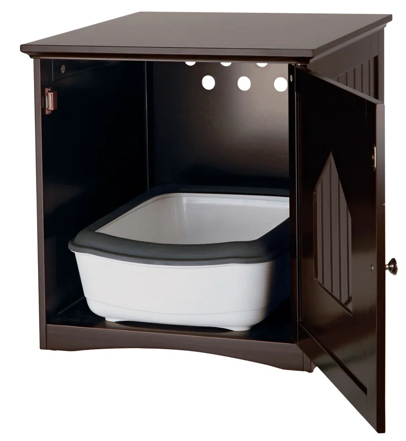 Small Cat Litter Box Enclosure Hide Litter Indoor Cat Home Cat Furniture Accent Table