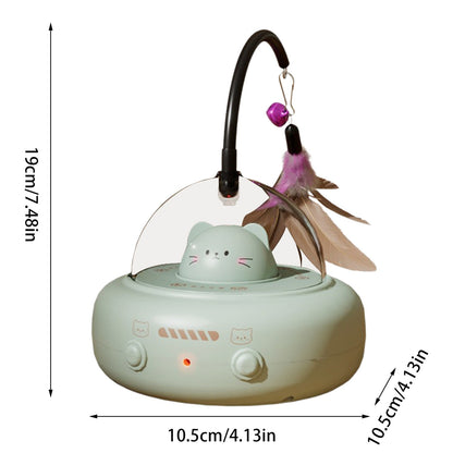 Interactive Cat Toys Automatic Motion Activated Cat Feather Toy Pet